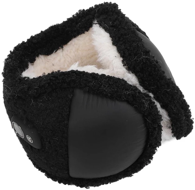 Alt view image 5 of 6 - Walfront Rechargeable Electric Ear Warmer with Soft Plush Lining, 3 Heating Levels, Foldable Design for Men and Women Outdoors and Indoors