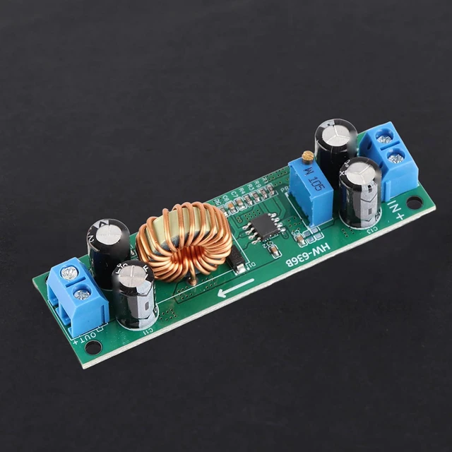 Main image of WALFRONT DC Step Down Converter Module, Adjustable Power Supply 1.25 to 30V, 10A Current, for Lithium Battery Charging and Low Voltage Systems
