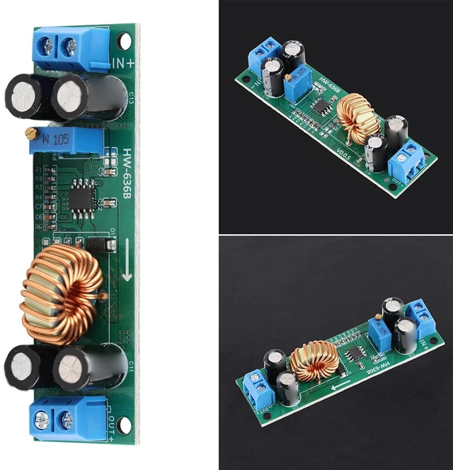 Alt view image 2 of 5 - WALFRONT DC Step Down Converter Module, Adjustable Power Supply 1.25 to 30V, 10A Current, for Lithium Battery Charging and Low Voltage Systems