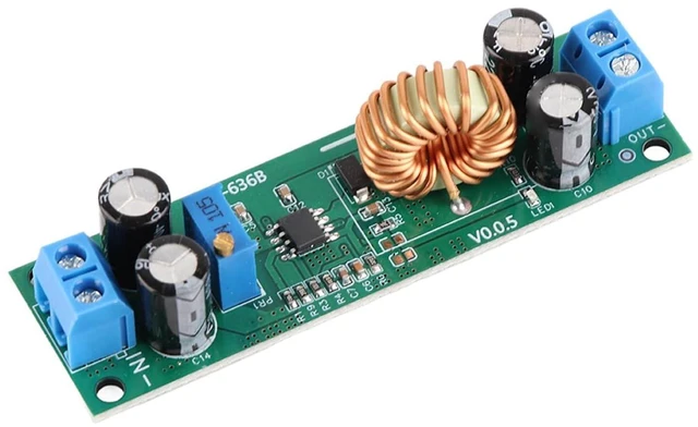 Alt view image 5 of 5 - WALFRONT DC Step Down Converter Module, Adjustable Power Supply 1.25 to 30V, 10A Current, for Lithium Battery Charging and Low Voltage Systems