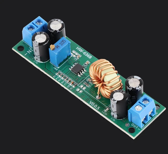 Alt view image 3 of 5 - WALFRONT DC Step Down Converter Module, Adjustable Power Supply 1.25 to 30V, 10A Current, for Lithium Battery Charging and Low Voltage Systems
