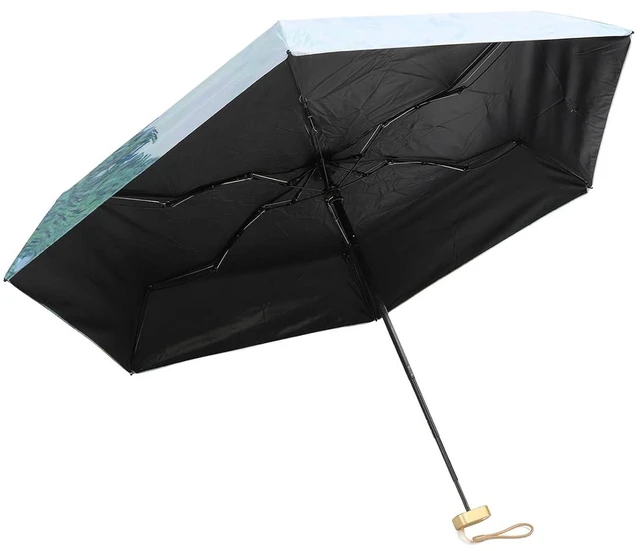 Alt view image 3 of 6 - Walfront Travel Umbrella, Windproof Folding Umbrella, Compact Sun Rain Protection for Adults