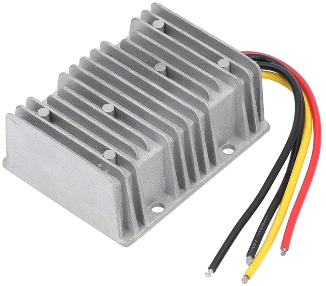 Alt view image 5 of 6 - WALFRONT Non Isolated Power Converter, Die Cast Aluminum, Reliable Voltage Regulation 36V48V to 13.8V 30A for Vehicles Security Systems
