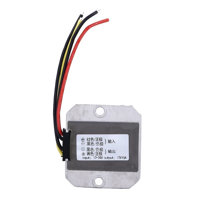 Alt view image 5 of 6 - WALFRONT DC Step Down Voltage Converter Car Power Converter Module 24V to 12V Step Down Transformer for Golf Cart Club Car 10A