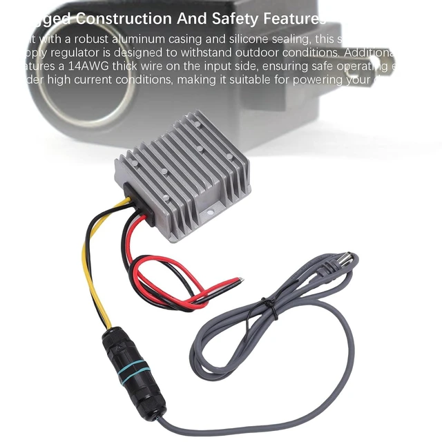 Alt view image 2 of 6 - Satellite Power Supply Converter Gen3 Conversion Kit 12V 24V to 57V Step Up Power Adapter Router Boost Converter