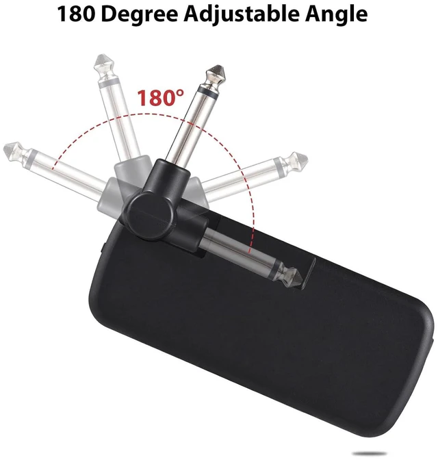 Alt view image 4 of 6 - Headphone Bass Amplifier Portable Headphone Amp Mini Plug Guitar Amplifier Electric Guitar Bass Amp (Guitar)