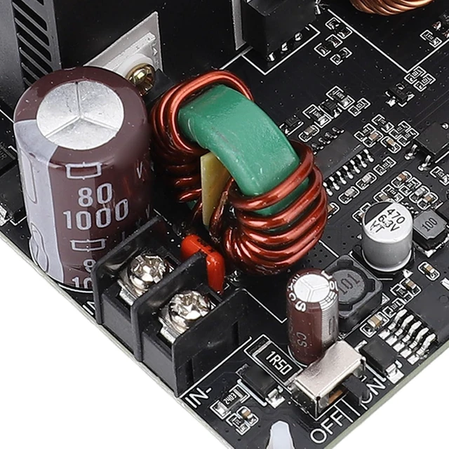 Alt view image 4 of 6 - DC Voltage Converter Regulator Module Adjustable Power Supply Converter Board 6-70V to 0-60V 20A 1200W Fixed Output