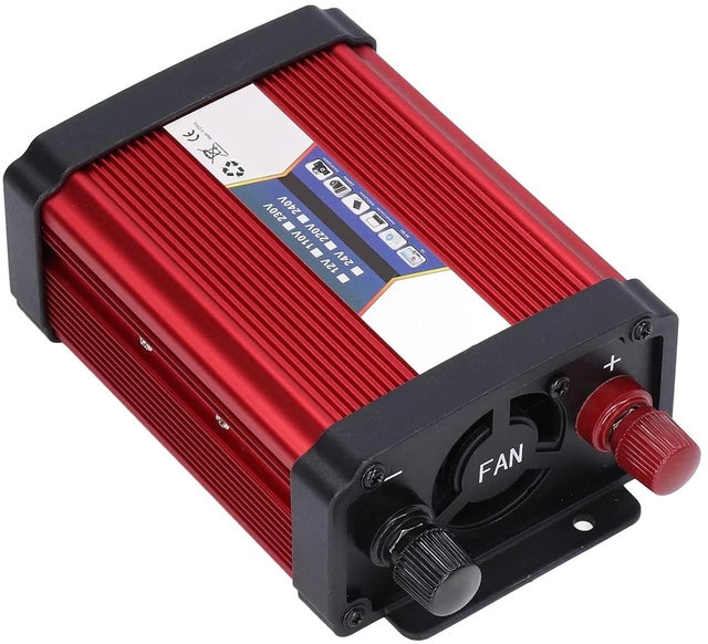 Alt view image 2 of 6 - Walfront Car Power Converter Modified Car Inverter, Power Inverter Sine Vehicle USB Charger Converter Adapter for Truck (12V to 110V)