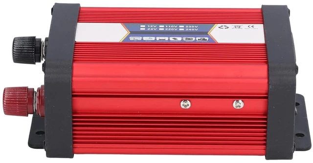 Alt view image 3 of 6 - Walfront Car Power Converter Modified Car Inverter, Power Inverter Sine Vehicle USB Charger Converter Adapter for Truck (12V to 110V)