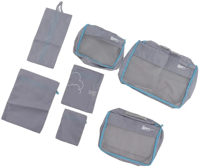 Alt view image 2 of 6 - 7Piece Packing Cubes Set Luggage Packing Bags, Travel Luggage Bags, Travel Cubes for Accessories, Organizers and