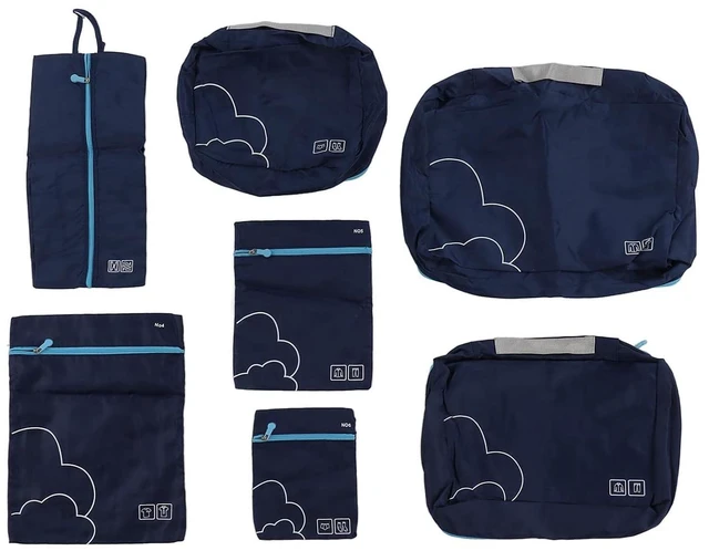 Alt view image 5 of 6 - 7Piece Packing Cubes Set Luggage Packing Bags, Travel Luggage Bags, Travel Cubes for Accessories, Organizers and