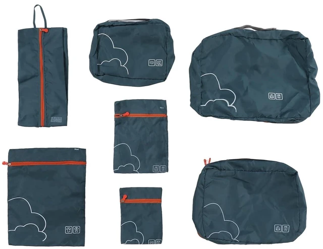 Alt view image 6 of 6 - 7Piece Packing Cubes Set Luggage Packing Bags, Travel Luggage Bags, Travel Cubes for Accessories, Organizers and