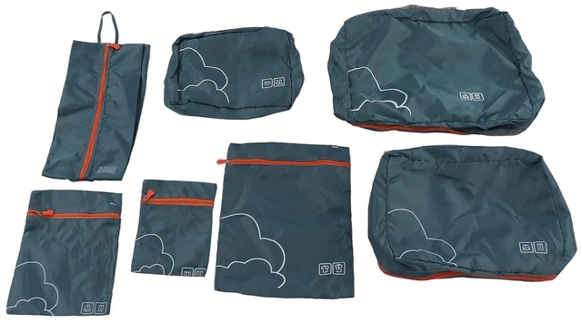 Alt view image 5 of 6 - 7Piece Packing Cubes Set Luggage Packing Bags, Travel Luggage Bags, Travel Cubes for Accessories, Organizers and