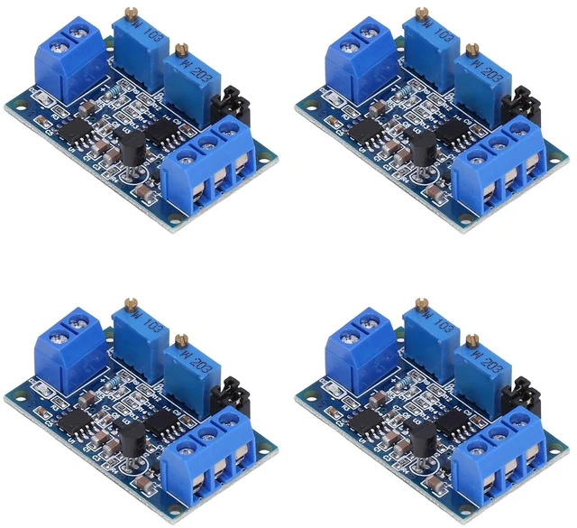 Main image of Walfront 4 Sets Current to Voltage Converter for Single Chip Detection Current Voltage Transmitter Wide Supply Range 0/4-20mA to 0-3.3/5/10V