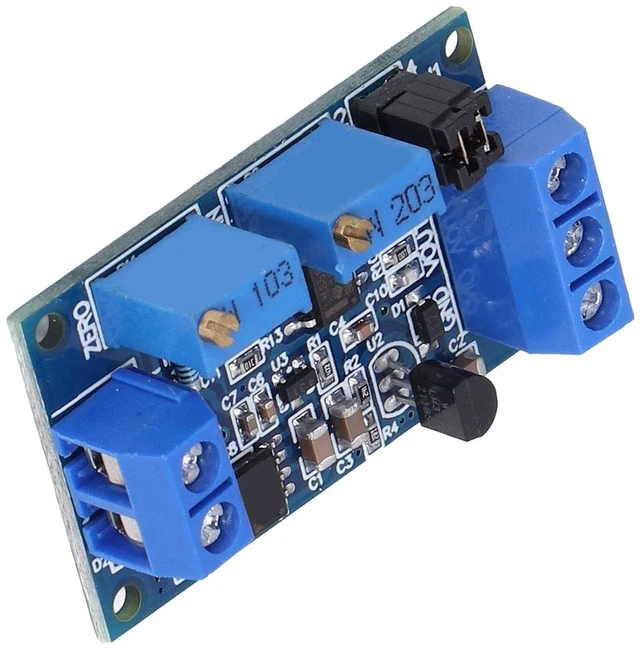 Alt view image 3 of 6 - Walfront 4 Sets Current to Voltage Converter for Single Chip Detection Current Voltage Transmitter Wide Supply Range 0/4-20mA to 0-3.3/5/10V