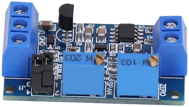 Alt view image 5 of 6 - Walfront 4 Sets Current to Voltage Converter for Single Chip Detection Current Voltage Transmitter Wide Supply Range 0/4-20mA to 0-3.3/5/10V