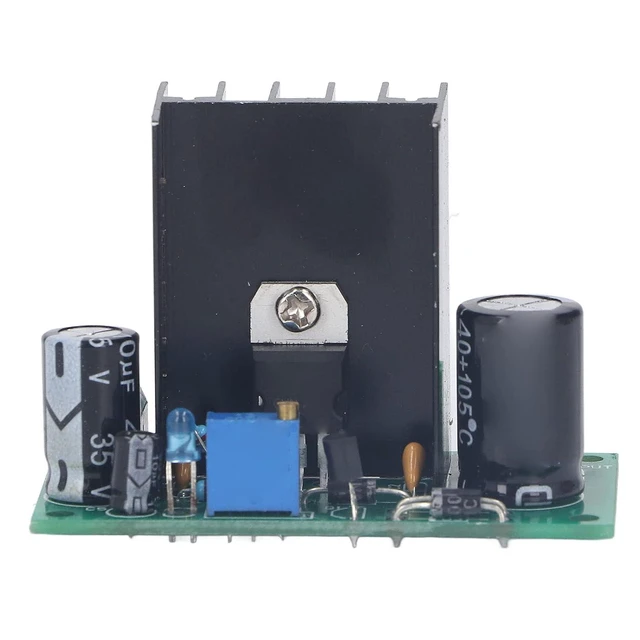 Alt view image 3 of 6 - LM317 Adjustable Voltage Regulator Power Regulator Board Transient Response Adjustment DC5~35V AC6~25V to DC1.25-30V Output