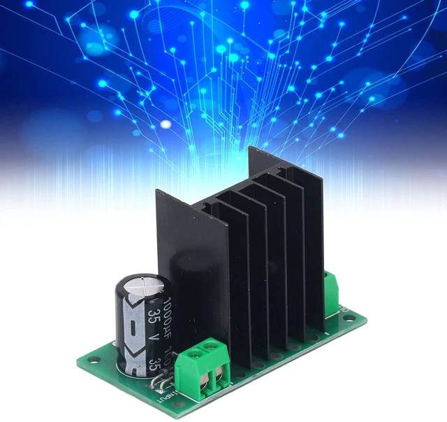 Alt view image 5 of 6 - LM317 Adjustable Voltage Regulator Power Regulator Board Transient Response Adjustment DC5~35V AC6~25V to DC1.25-30V Output