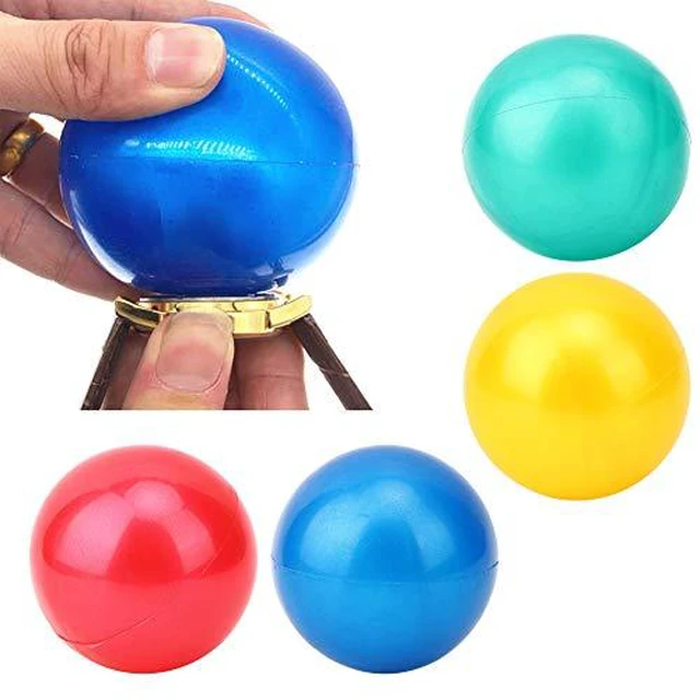 Alt view image 6 of 6 - Watch Back Case Remover Tool 4PCs Watch Case Opening Ball Soft Flexible Design Viscous Friction Rubber Watchmaking Tool (7.3CM)