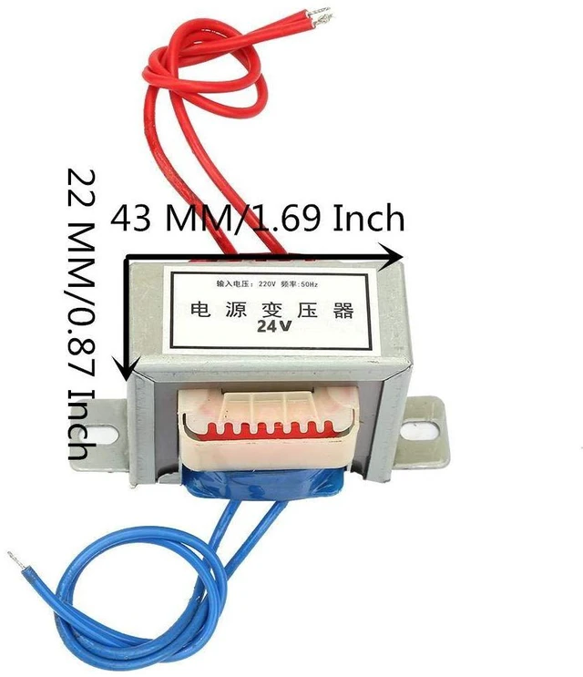 Alt view image 3 of 6 - 24V Step Down Voltage Converter Power Transformer AC 220V to 12V/24V Output Voltage(24V)