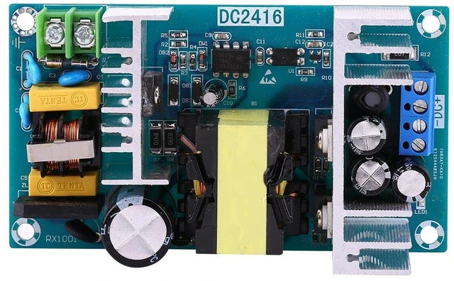 Alt view image 2 of 6 - AC to DC Power Supply 24V 9A 216W Switching Power Supply Module, Universal AC 100-240V Converter Board with Over Current Short Circuit Protection for LED Light CCTV Camera 3D Printer