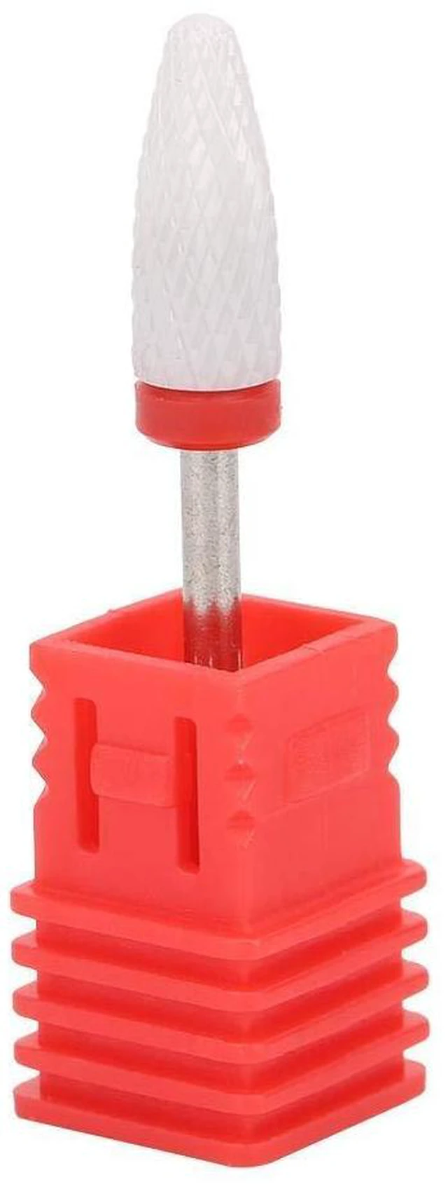 Alt view image 6 of 6 - CERAMIC NAIL DRILL BIT CORN HEAD 0.09IN SHANK FINE GRINDING FOR CUTICLE REMOVER MANICURE POLISHING ACRYLIC GEL NAILS