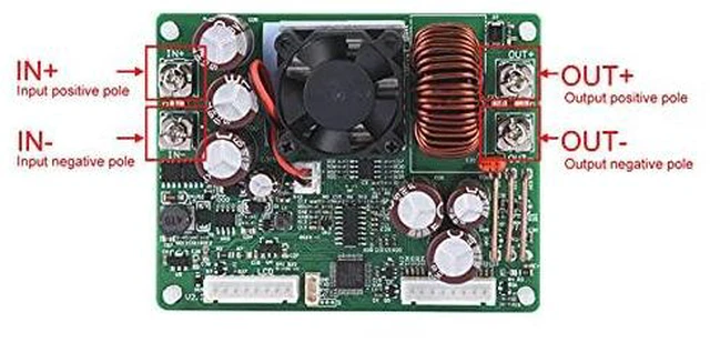 Alt view image 4 of 6 - Power Module + Converter Display Module Walfront Digital Programmable Converter LCD Display Constant Voltage Current Converter(DPS5020)