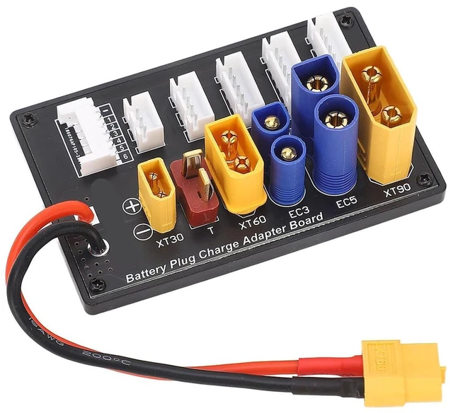 Alt view image 6 of 6 - Parallel Charging Board for Lipo Battery 6S Battery Balance Charger Board EC3 EC5 T Plug Expansion Charger Adapter for Most Chargers IMAX B8 A6