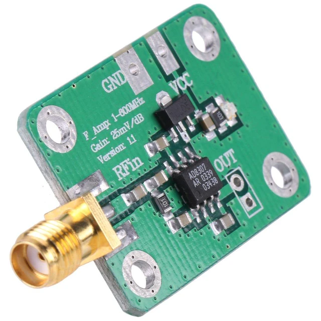 Alt view image 5 of 6 - 1-600MHz RF Signal Power Meter Logarithmic Detector -74dBm to 18dBm Radio Frequency Detection