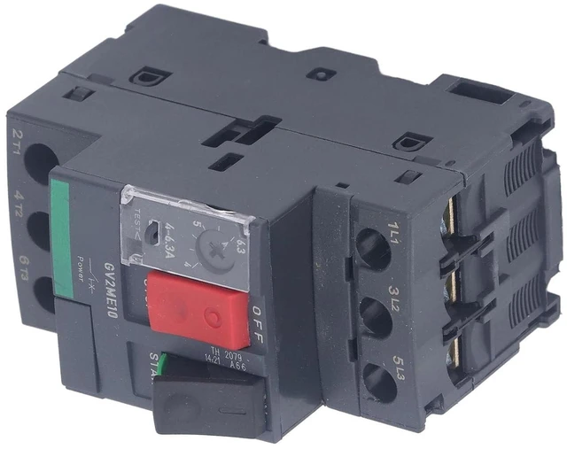 Alt view image 4 of 6 - Motor Circuit Breaker AC690V 4-6.3A Thermal Magnetic