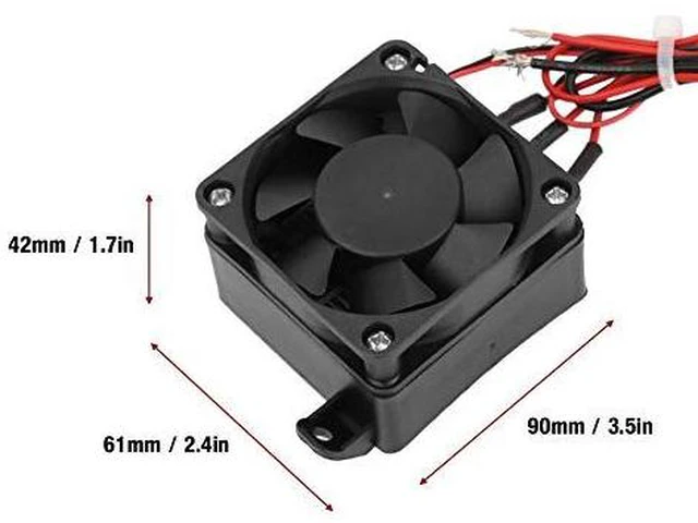 Alt view image 2 of 6 - 110V Thermistor Heater Mini Air Heating Constant Temperature Insulation With Fan Electric Space Heaters(12V/250W)