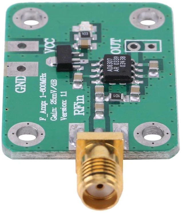 Alt view image 6 of 6 - 1-600MHz RF Signal Power Meter Logarithmic Detector -74dBm to 18dBm Radio Frequency Detection