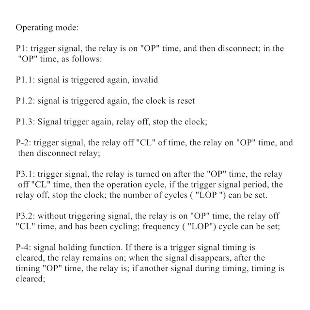 Alt view image 4 of 6 - DC 12V-24V Pulse Trigger Cycle Delay Timer Switch ON/Off Relay Control Module MOS Control Board LED Display