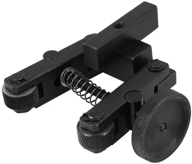 Alt view image 4 of 6 - Knurling Knurler Tool 2cm/0.8inch Spring Loaded Holder Linear Knurl Tool Lathe Adjustable Shank with 4 Spare Knurling Wheels 45# Carbon Steel CR15 for 7X Mini Lathe