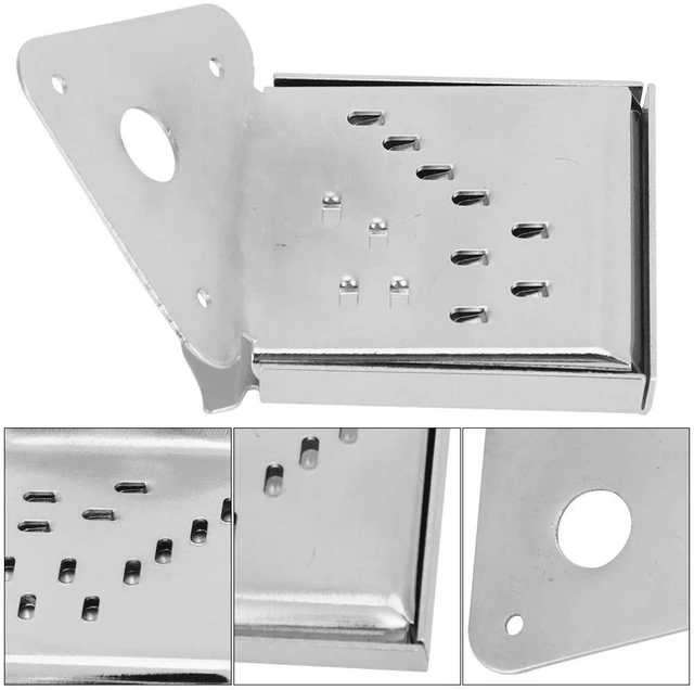 Alt view image 6 of 6 - Mandolin Metal Bridge Cable Pull Board Tailpiece Cover Tailpcs Replacement for 8/10/12 Loop End String Playing Accessories (chrome color with flowers)