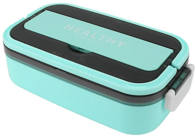 Alt view image 2 of 6 - Lunch Box Stainless Box, Lunch Steel 700ml Leakproof Container for Office Workers (Mint Green)