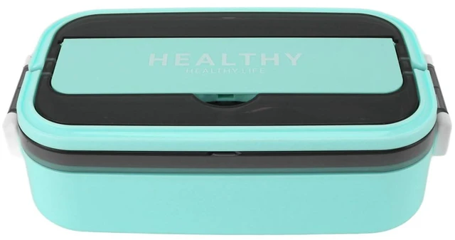 Alt view image 5 of 6 - Lunch Box Stainless Box, Lunch Steel 700ml Leakproof Container for Office Workers (Mint Green)