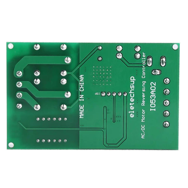 Alt view image 5 of 6 - DC 5V-24V Motor Forward Reverse Controller, Relay Timing Delay Cycle Control Board for DC Motor Speed Reversing with Stop Function, Energy Saving Mode