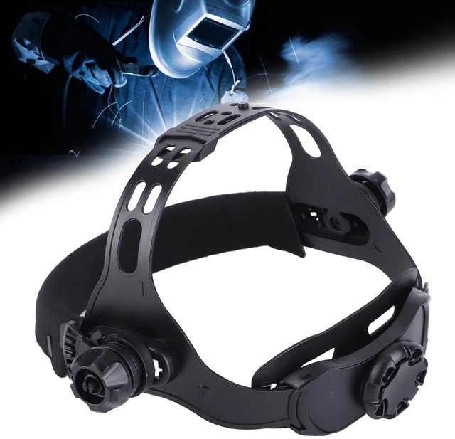 Alt view image 3 of 6 - ABS Welding Helmet Replacement Headgear Adjustable Headband Kit with Sweat-Absorbing Padding (Black)