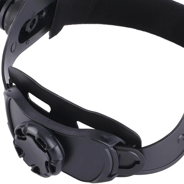 Alt view image 4 of 6 - ABS Welding Helmet Replacement Headgear Adjustable Headband Kit with Sweat-Absorbing Padding (Black)