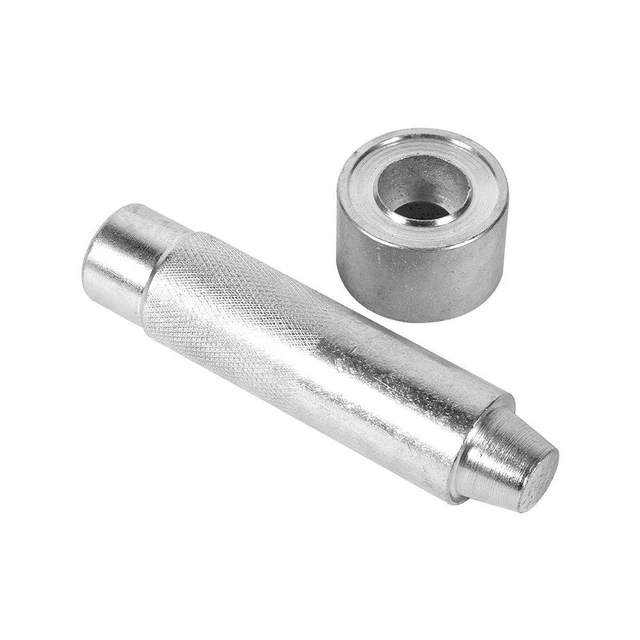 Alt view image 2 of 3 - Eyelet Hole Punch Tool Grommet Setter 4 12 14 17 20mm Die Kit for Leather Craft Clothing Fabric Eyelet Hand Setter Hollow Punch (2000# 20mm)