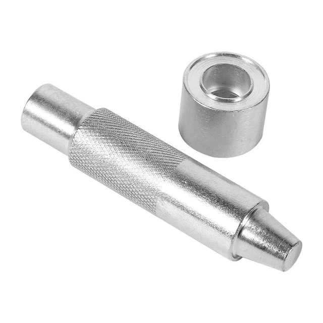 Alt view image 2 of 6 - Eyelet Punch Kit Grommet Tool Set Hollow Punch Dies for Leather Craft Clothing Fabric Curtain Handbag | High Carbon Steel, Handheld Punch Press with Comfort Grip (1400# 17mm)