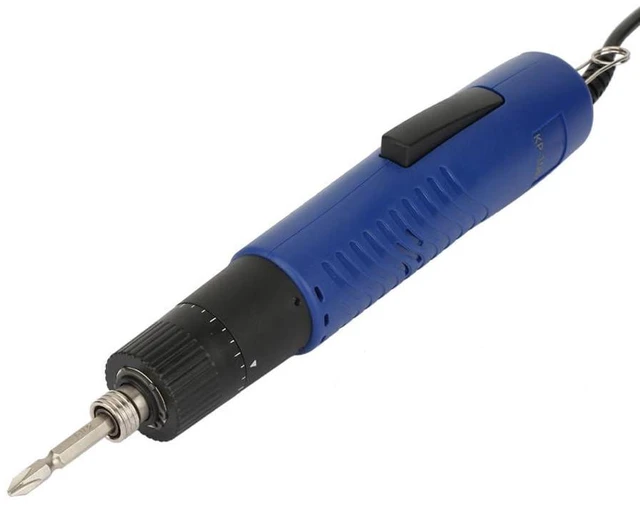 Main image of WALFRONT Electric Screwdriver Adjustable 1/4" Handheld Straight Shank Practical Repair Kit 900RPM Fit Screw 2-6mm(US Plug 110V)