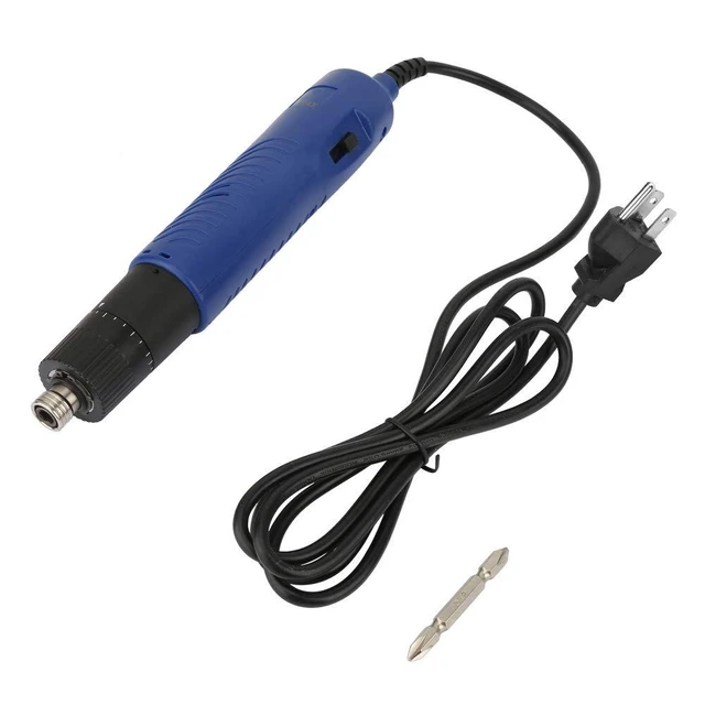Alt view image 3 of 6 - WALFRONT Electric Screwdriver Adjustable 1/4" Handheld Straight Shank Practical Repair Kit 900RPM Fit Screw 2-6mm(US Plug 110V)