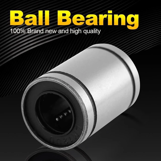 Alt view image 6 of 6 - 8Pcs LM10UU Linear Bearings Inner Diameter 10mm CNC Linear Motion Ball Bearing Bushing Double Side Rubber Sealed for 3D Printer CNC Parts (10 * 19 * 29mm)
