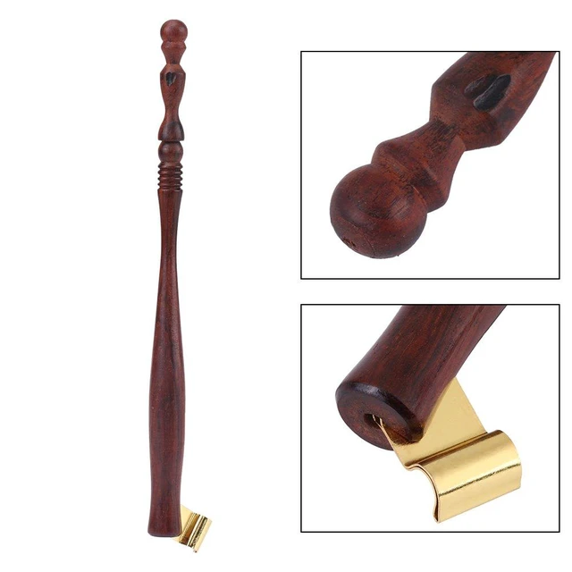 Alt view image 2 of 6 - Walfront Calligraphy Pen Nib Holder, Comic Dip Wood Pen Nib Holder with Removable Adjustable Brass Flange