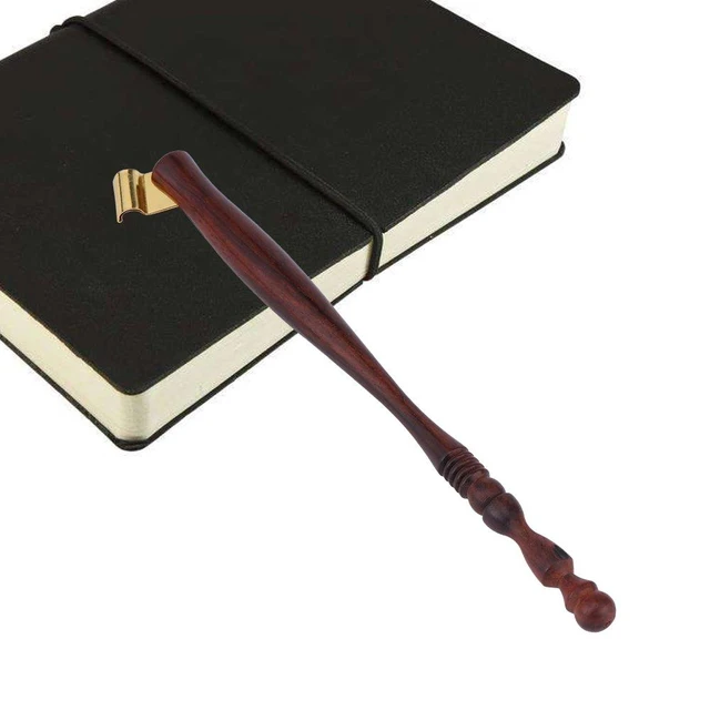 Alt view image 4 of 6 - Walfront Calligraphy Pen Nib Holder, Comic Dip Wood Pen Nib Holder with Removable Adjustable Brass Flange