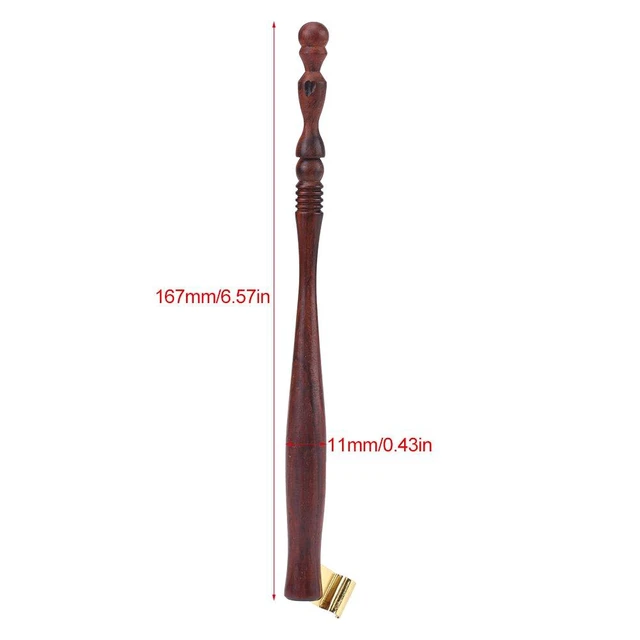 Alt view image 5 of 6 - Walfront Calligraphy Pen Nib Holder, Comic Dip Wood Pen Nib Holder with Removable Adjustable Brass Flange