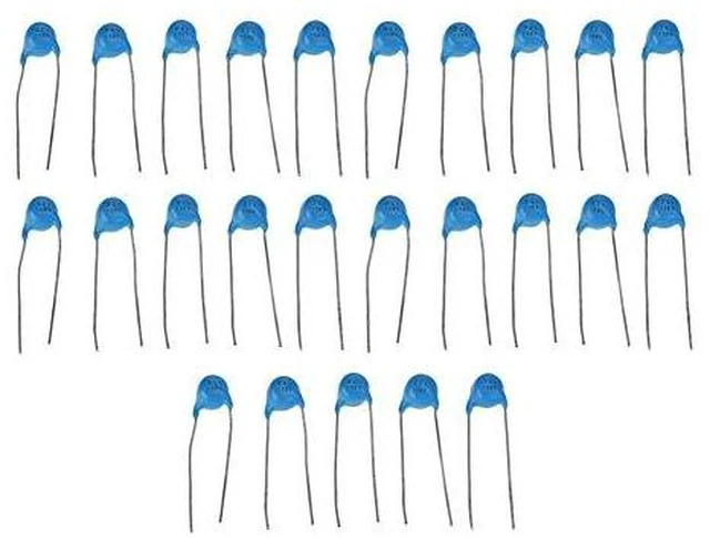 Main image of 25Pcs 220pF High Voltage Dip Monolithic Ceramic Capacitor 221k 15KV 15000V Multiplayer Ceramic Chip Capacitors Assortment Kit for DIY Projects