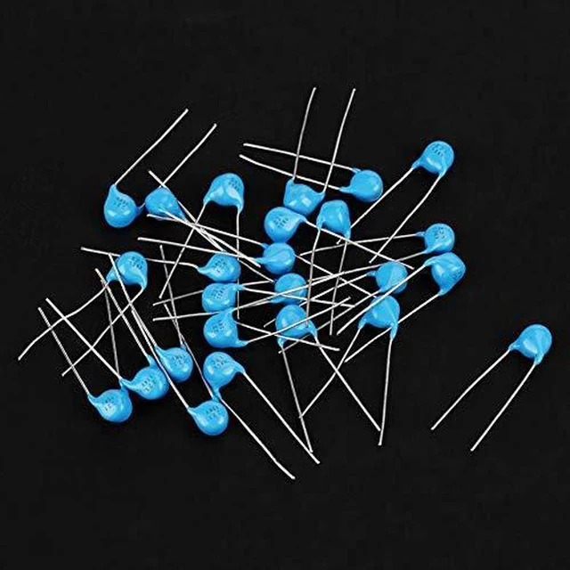 Alt view image 6 of 6 - 25Pcs 220pF High Voltage Dip Monolithic Ceramic Capacitor 221k 15KV 15000V Multiplayer Ceramic Chip Capacitors Assortment Kit for DIY Projects
